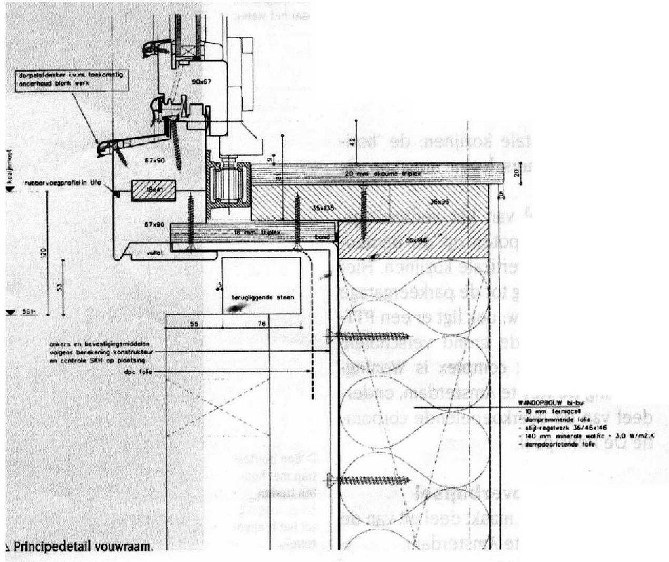 Buitenkozijnen Algemeen Bouwkundig Detailleren Details Bouwkunde 